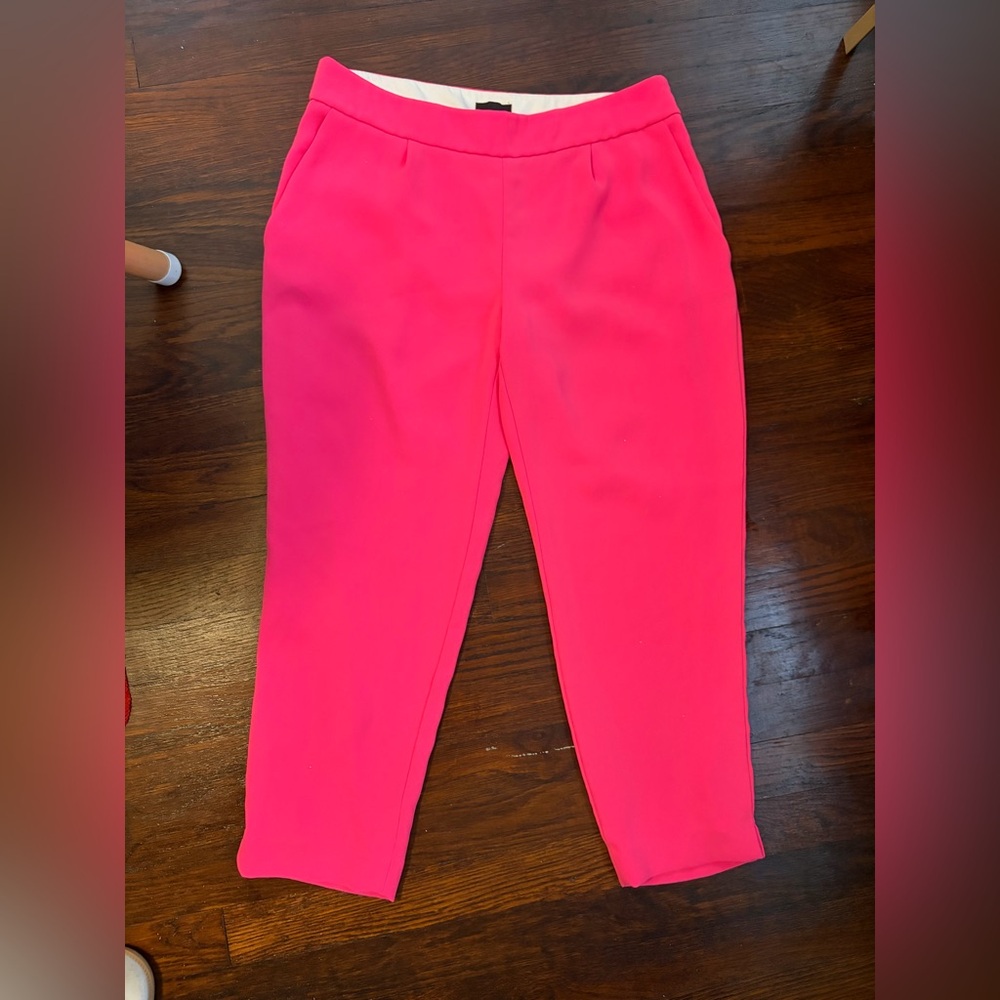 J.Crew women’s Vibrant Pink Trousers